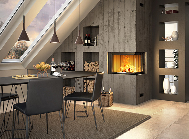 Fireplaces and Stoves | Central Heating Fireplaces | Baltic Fireplace Studio